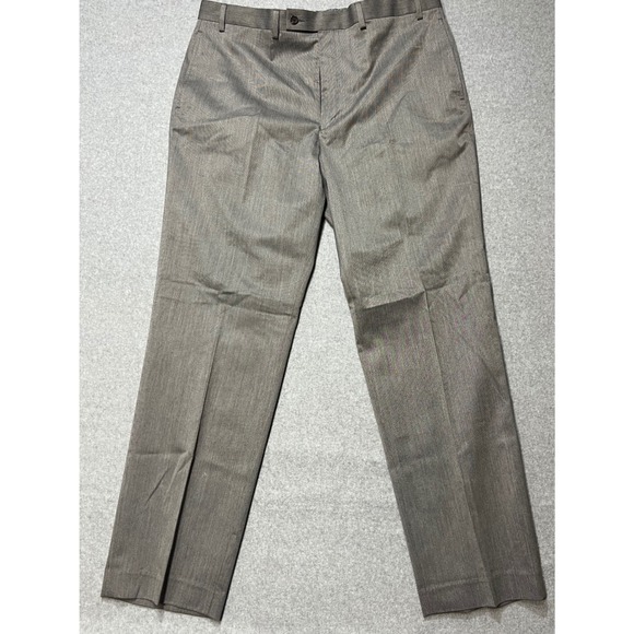 Lauren Ralph Lauren Other - Lauren Ralph Lauren Mens Grey Flat Front Dress Pants 38W‎ x 32L NVELPCFY0450 NEW